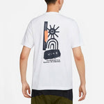 Men's Nike Sportswear Logo Alphabet Printing Round Neck Short Sleeve White T-Shirt DR7810-100