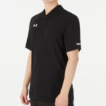 Men's Under Armour Sports lapel Training Short Sleeve Polo Shirt Black 21500536-001