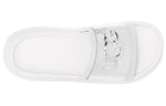 (WMNS) UGG Hilama Slide Shoe White Silver 1109592-WHT
