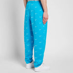 Men's Nike NRG Swoosh Logo Full Print Straight Sports Pants/Trousers/Joggers Blue CJ8905-487