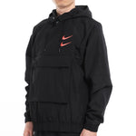 Men's Nike Swoosh Hooded Jacket Black CU3886-010