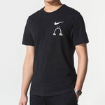 Men's Nike Smiling Face Casual Short Sleeve Black T-Shirt AO0624-010