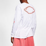 Air Jordan Wings Round Neck Basketball Sports Long Sleeves T-Shirt Men's White AT9071-100