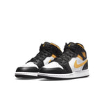 (GS) Air Jordan 1 Mid 'Black University Gold' 554725-177