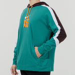 Men's Nike Logo Printing Colorblock Pullover Lake Blue DD1904-350