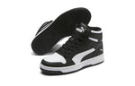 (GS) PUMA Rebound Lay Up Sl Mid-high Board Shoes Black/White 370486-01