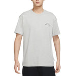 Men's Nike SB Back Graffiti Funny Pattern Printing Round Neck Short Sleeve Light Grey T-Shirt DR7768-050