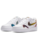 (GS) Nike Air Force 1 LV8 2 'Misplaced Swooshes - White Multi' CZ5890-100