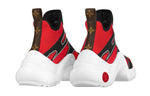 (WMNS) LOUIS VUITTON Archlight Ankle Sneakers 'Red Yellow Black' 1A7TWC