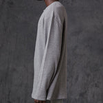 Fear of God Essentials FW20 Long Sleeve Henley Tee 'Grey' FOG-FW20-179