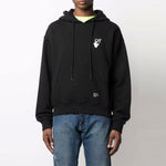 Off-White Caravaggio Arrow Over Hoodie 'Black/White' OMBB037F21FLE0101001