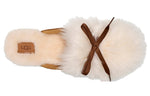 (WMNS) UGG Shaine Fluff Cozy Flat Plush Casual Slipper Brown 1105316-CHE