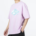 Air Jordan Essentials Pattern Printing Round Neck Tee 'Lilac' DO8897-530