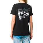 (WMNS) Off-White Arrows Sketch Printed Short Sleeve OWAA049R20B070431001