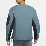 Air Jordan 23 Engineered Contrast Color Stitching Round Neck Pullover Padded Green Jacket DC9657-387