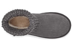 (WMNS) UGG Classic Solene Mini Cozy Stay Warm Outdoor Casual Gray 1113463-CHRC
