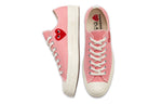 Converse x COMME des GARCONS PLAY Chuck 70 Low 'Bright Pink' 168304C