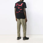 Off-White Printing Short Sleeve Ordinary Version Black OMAA027E191850071020
