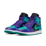 (WMNS) Air Jordan 1 Mid 'Black Grape' BQ6472-502