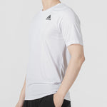 adidas Rn Icn 3B T Athleisure Casual Sports Large Logo Round Neck Short Sleeve White HC0407