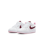 (PS) Nike Court Borough Low 2 'White Dark Beetroot' BQ5451-120