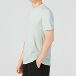 Men's adidas Solid Color Athleisure Casual Sports Round Neck Short Sleeve flax Green T-Shirt HJ9772