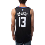 Air Jordan NBA SW Fan Edition Los Angeles Clippers Jersey 2020-21 Season George No. 13 Black CV9480-012