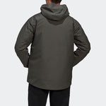 adidas Cap 3in1 R.r J Outdoor Windproof hooded down Jacket Brown GF0039
