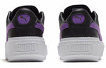 (WMNS) PUMA Platform Trace Baseplate Shoes For Black/Purple 366109-05