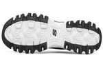(WMNS) Skechers D Lites 1.0 Low-Top Daddy Shoes Black/White 896002-BKW