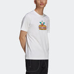 adidas originals x The Simpsons MENS Printed Crew NeckShort Sleeve White HA5821
