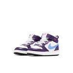 (TD) Nike Court Borough Mid 2 'Purple White Blue' CD7784-106
