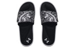 Under Armour Ignite 6 Graphic Strap Slide 'Black Mod Grey' 3024450-007