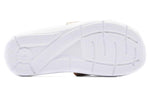 (WMNS) Under Armour Ignite 9 Slide 'White Metallic Faded Gold' 3022717-108