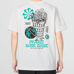 Nike Bonsai Alphabet Casual Printing Short Sleeve White DM1314-901