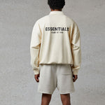 Fear of God Essentials FW20 Long Sleeve Polo Shirt 'Cream' FOG-FW20-365