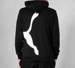 PUMA Logo Knitting Hooded Fleece Black 580566-01
