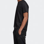 adidas originals Zeno Tee Blue Logo Short Sleeve Black FS7329