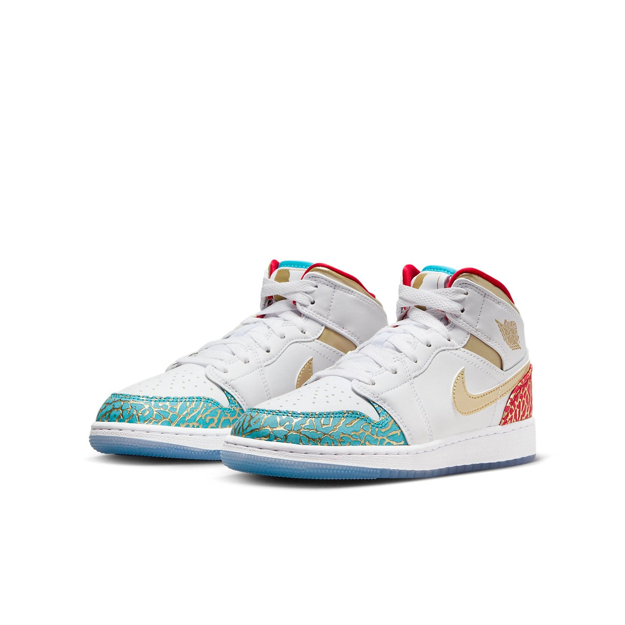 (GS) Air Jordan 1 Mid 'UNC to Chicago' FB2212-100