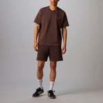 adidas x Pharrell Humanrace Small Logo Shorts 'Brown' HJ7066