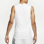 Men's Nike Pro Logo Training Tight White Vest BV5601-100