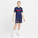 (GS) Nike FFF Youth Y NK Breathe BRT Stadium STAD Jersey JSY Short Sleeve SS Home HM BLACKENED Blue CD1036-498