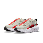 (WMNS) Nike Crater Impact 'Light Bone Bright Crimson' CW2386-003