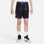 Men's Air Jordan Stripe Logo Printing Lacing Straight Sports Shorts Black DV9002-010