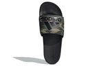 adidas Adilette Comfort Sandals Casual Sports Slippers Black Green Camouflage Unisex 'Black Green' GW1053