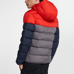 Nike Sportswear Windrunner Down Fill 'Black Red Blue' 928834-634