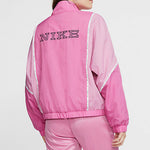 (WMNS) Nike Sportswear Zipper Splicing Contrasting Colors Woven Jacket Pink CJ3686-691