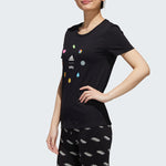 (WMNS) adidas x POKEMON Crossover Printing Training Sports Short Sleeve Black GN3004