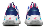 (WMNS) Skechers D'Lites 3.0 Zenway Low-Top Sneakers White/Blue 12955-WBLP