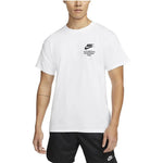 Nike Printing Alphabet Logo Round Neck Cotton Short Sleeve White DM6428-100